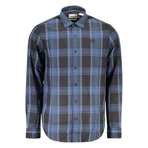 Timberland Plaid ButtonDown Shirt Men Blue Shirts